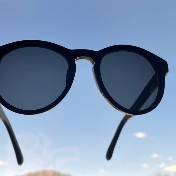 Vintage | rare The Row X linda farrow black round sunglasses - Picture 6 of 8